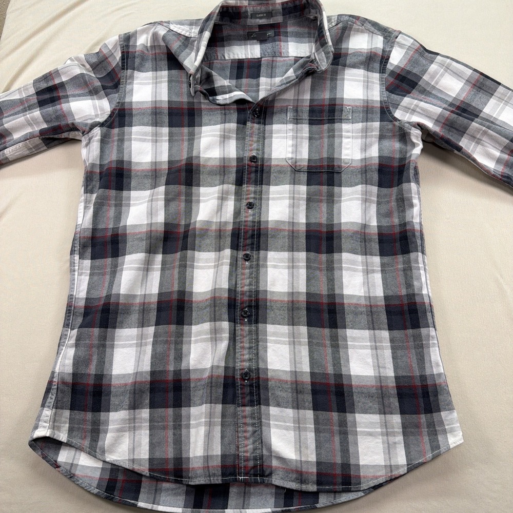 Eddie Bauer Mens Classic Fit Flannel Size TL Long Sleeve